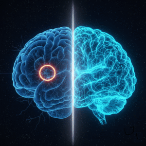 A visual contrast between a temporary patch and a full system upgrade for a leader's brain.